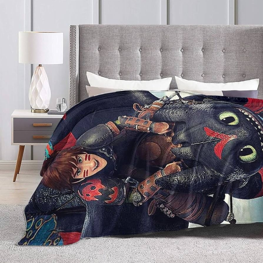 ヒックとドラゴン オリジナルブランケット Amazon｜ヒックとドラゴン 聖地への冒険 ブランケット 毛布超
